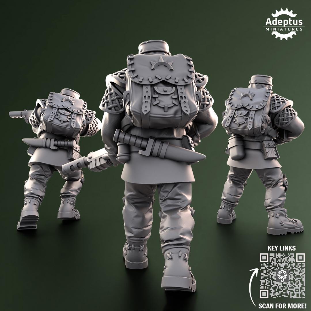 Adeptus Miniatures Sunscorch Regiment Infantry Squad (Custom Order) - product image 2 of 6