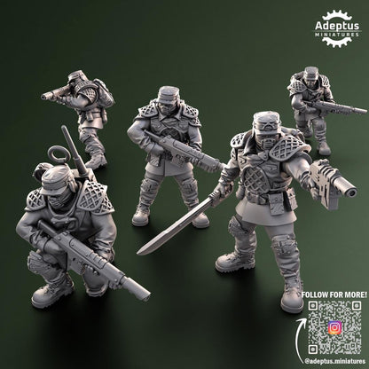 Adeptus Miniatures Sunscorch Regiment Infantry Squad (Custom Order) - product image 3 of 6