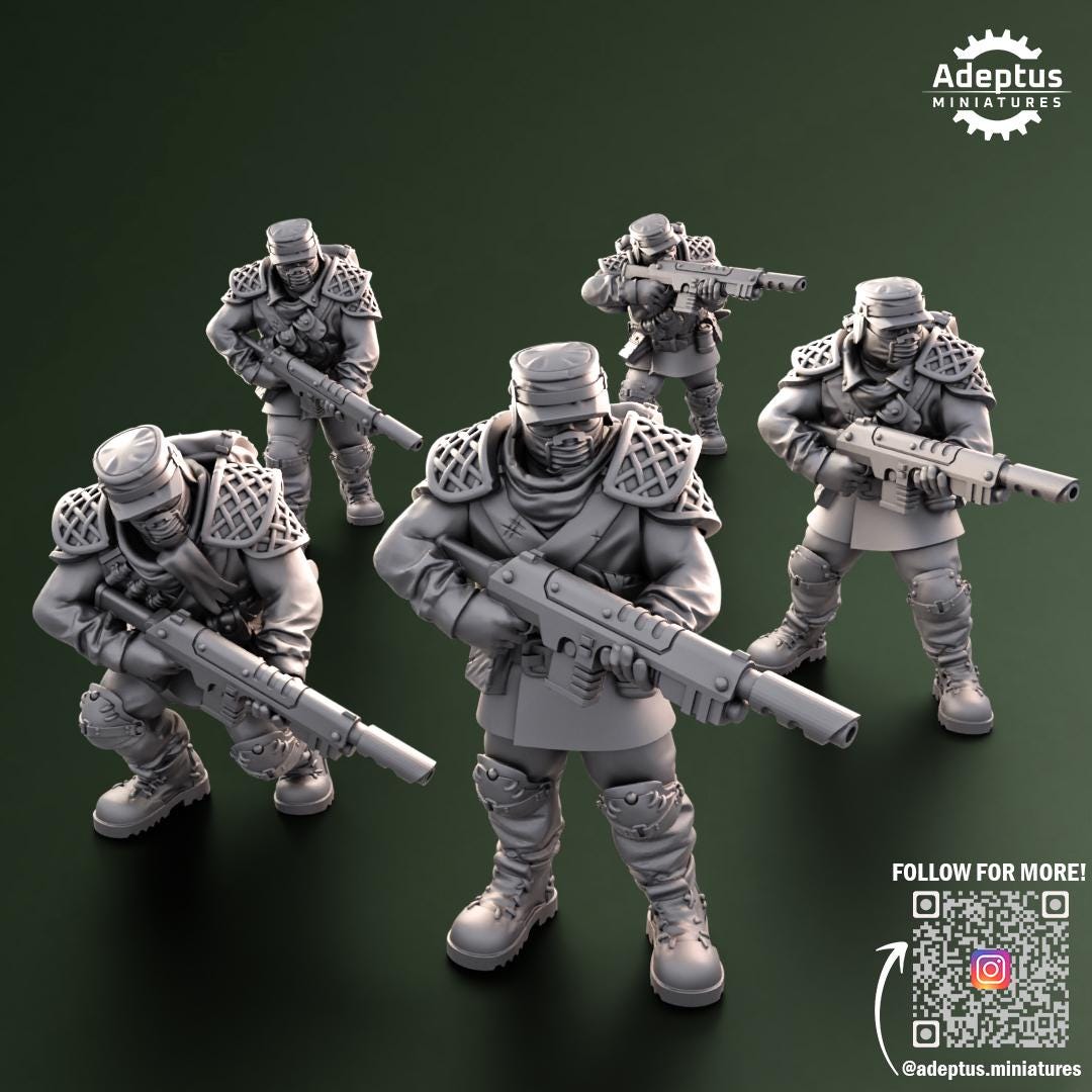 Adeptus Miniatures Sunscorch Regiment Infantry Squad (Custom Order) - product image 6 of 6