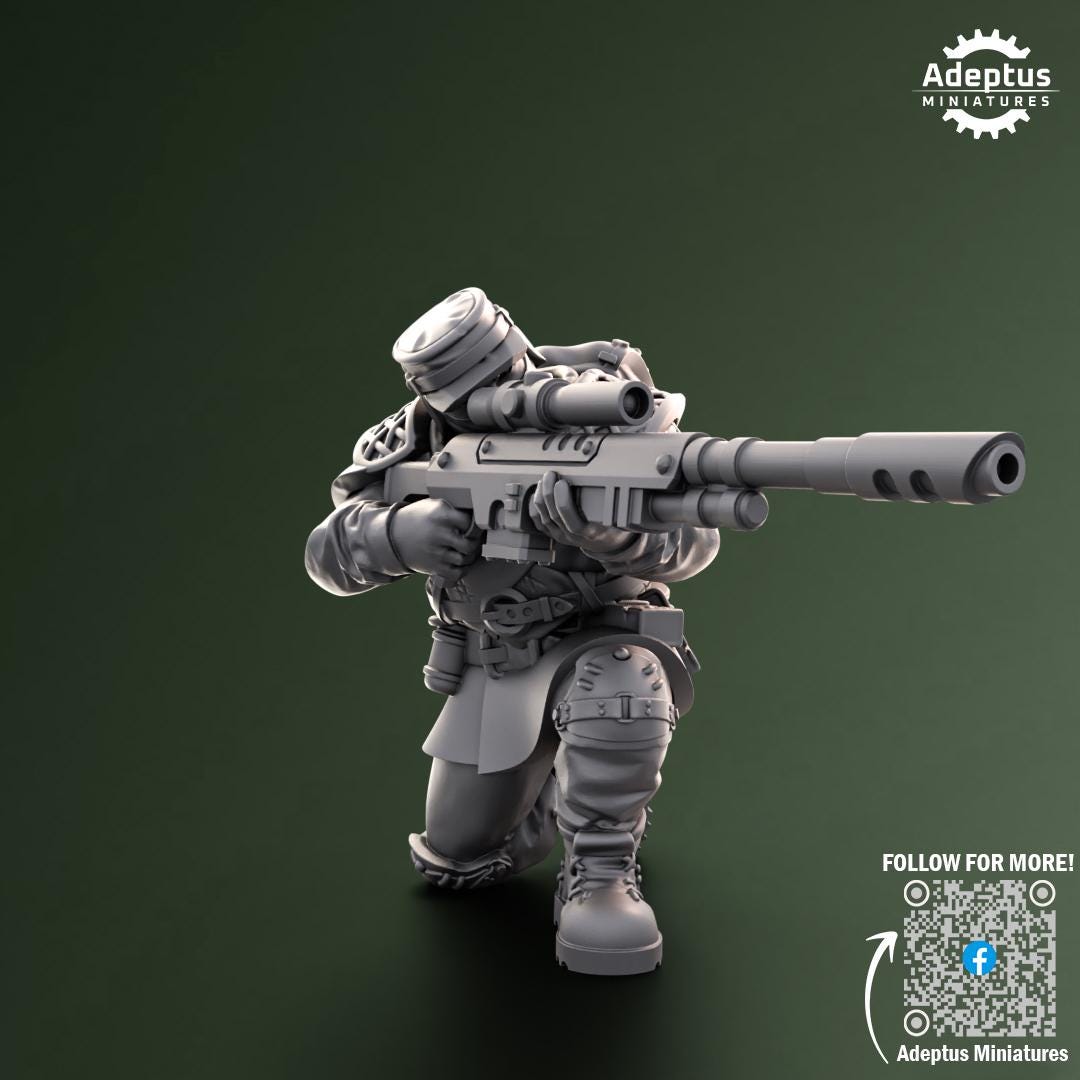 Adeptus Miniatures Sunscorch Regiment Snipers (Custom Order) - product image 4 of 5