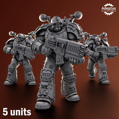 Adeptus Miniatures Kill Squad. Chaos Space Knights (Custom Order) - product image 1 of 2