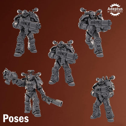 Adeptus Miniatures Kill Squad. Chaos Space Knights (Custom Order) - product image 2 of 2