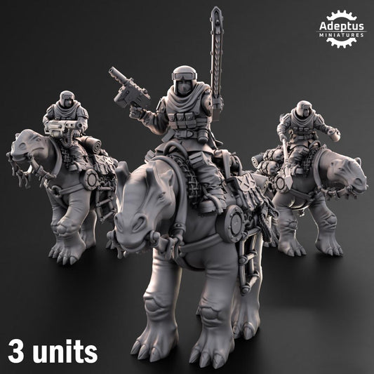 Adeptus Miniatures Khaleeth Regiment Ironhide Riders (Custom Order) - product image 1 of 5