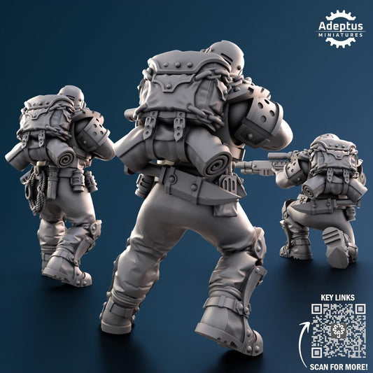 Adeptus Miniatures Greyplate Troops Snipers (Custom Order) - product image 2 of 5