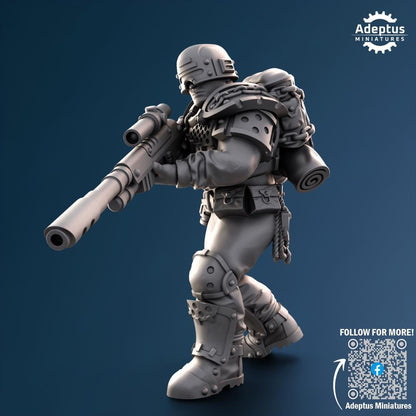 Adeptus Miniatures Greyplate Troops Snipers (Custom Order) - product image 4 of 5