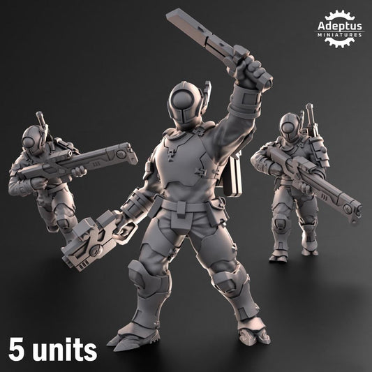 Adeptus Miniatures Line Strikers. Kae'ti (Custom Order) - product image 1 of 3