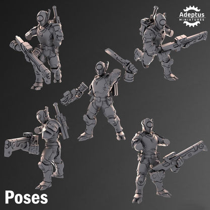 Adeptus Miniatures Line Strikers. Kae'ti (Custom Order) - product image 3 of 3