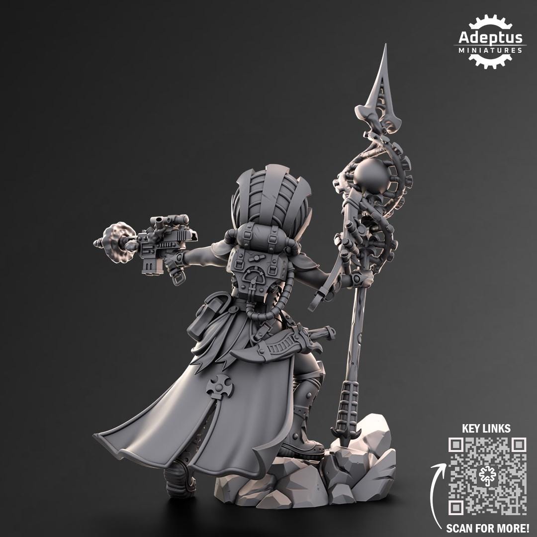 Adeptus Miniatures Mindcaller. The Hiveborne (Custom Order) - product image 2 of 3