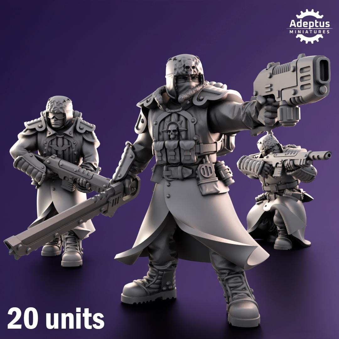 Adeptus Miniatures Iceward Division Infantry Squad (Custom Order) - product image 1 of 6