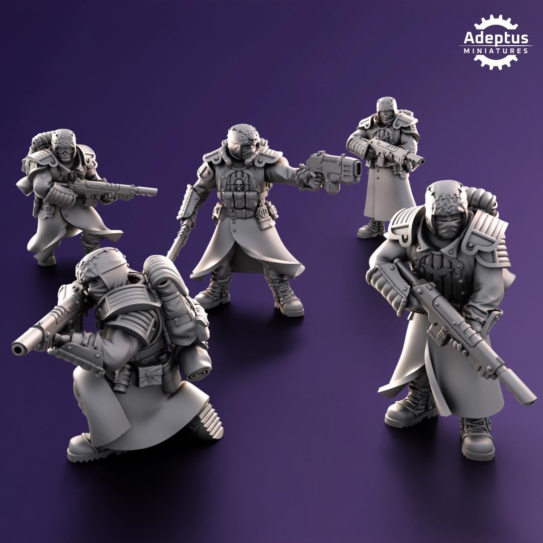 Adeptus Miniatures Iceward Division Infantry Squad (Custom Order) - product image 3 of 6