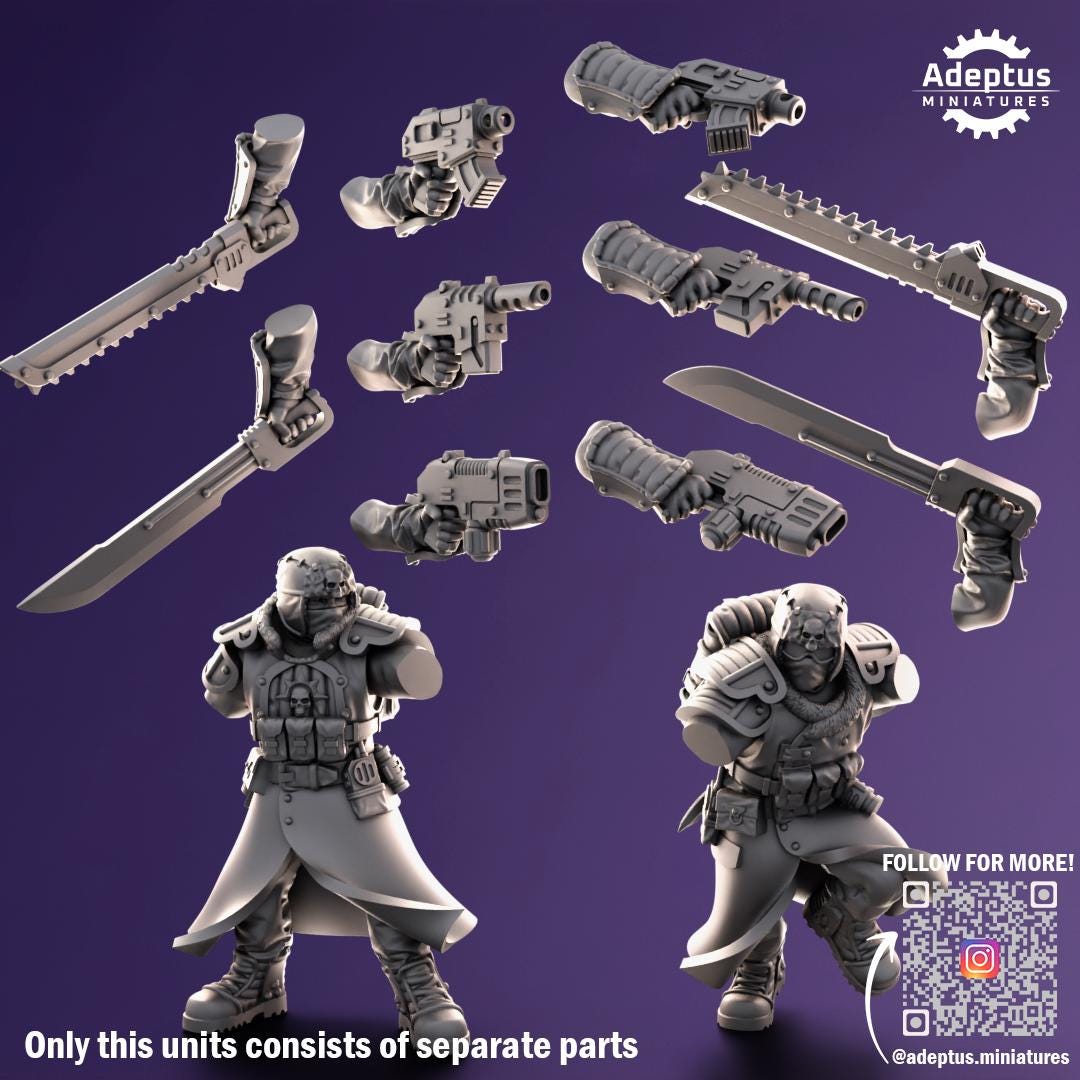 Adeptus Miniatures Iceward Division Infantry Squad (Custom Order) - product image 6 of 6