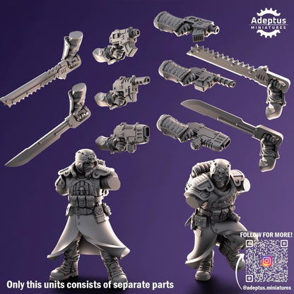 Adeptus Miniatures Iceward Division Infantry Squad (Custom Order) - product image 6 of 6