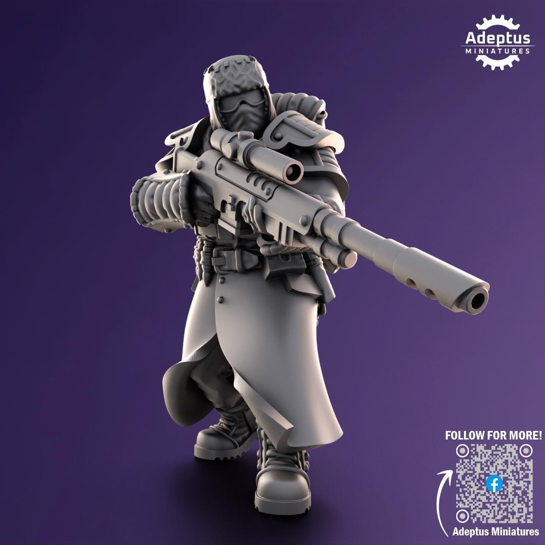 Adeptus Miniatures Iceward Division Snipers (Custom Order) - product image 4 of 5