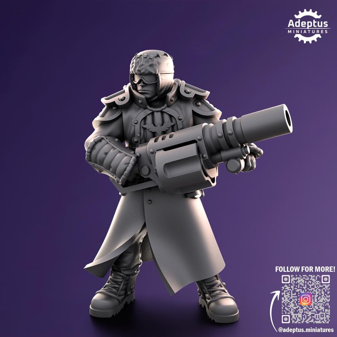 Adeptus Miniatures Iceward Division Special Weapons (Custom Order) - product image 4 of 5