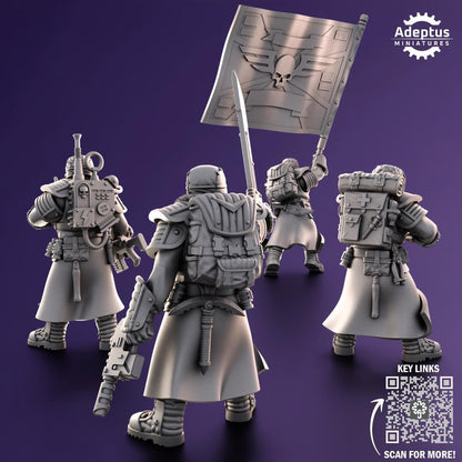 Adeptus Miniatures Iceward Division Command Squad (Custom Order) - product image 2 of 9