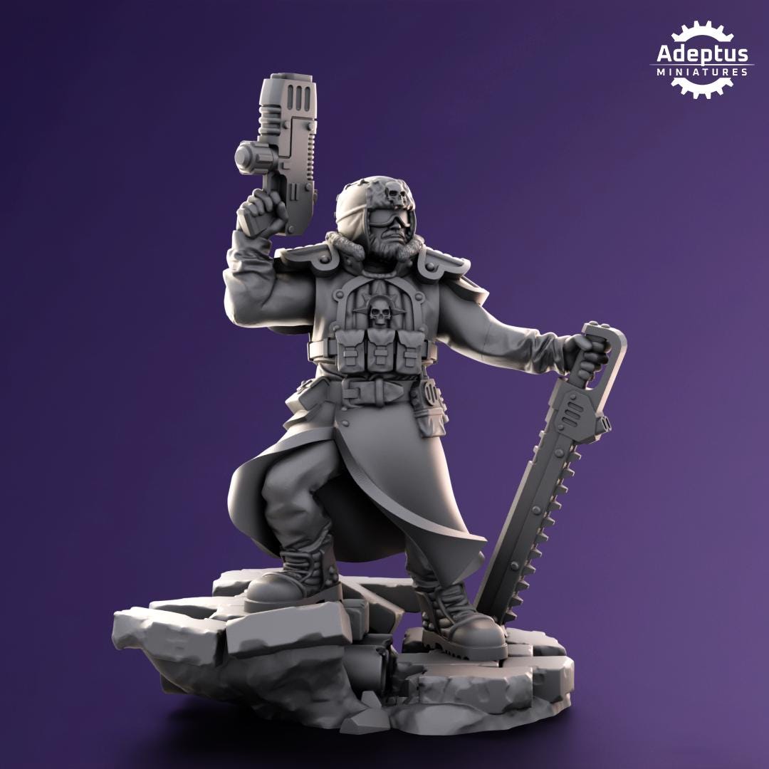 Adeptus Miniatures Iceward Division Command Squad (Custom Order) - product image 8 of 9