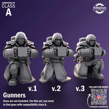 Adeptus Miniatures Iceward Division Heavy Weapons Teams x3 (Custom Order) - product image 3 of 8