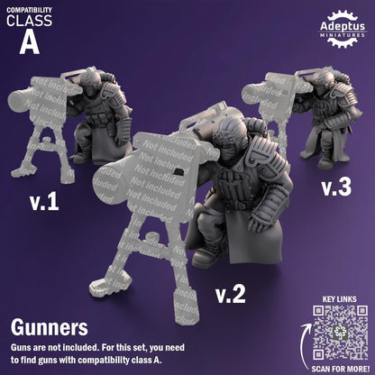 Adeptus Miniatures Iceward Division Heavy Weapons Teams x3 (Custom Order) - product image 5 of 8