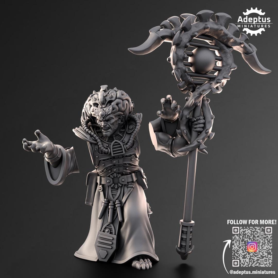 Adeptus Miniatures Echoseer. The Hiveborne (Custom Order) - product image 3 of 3