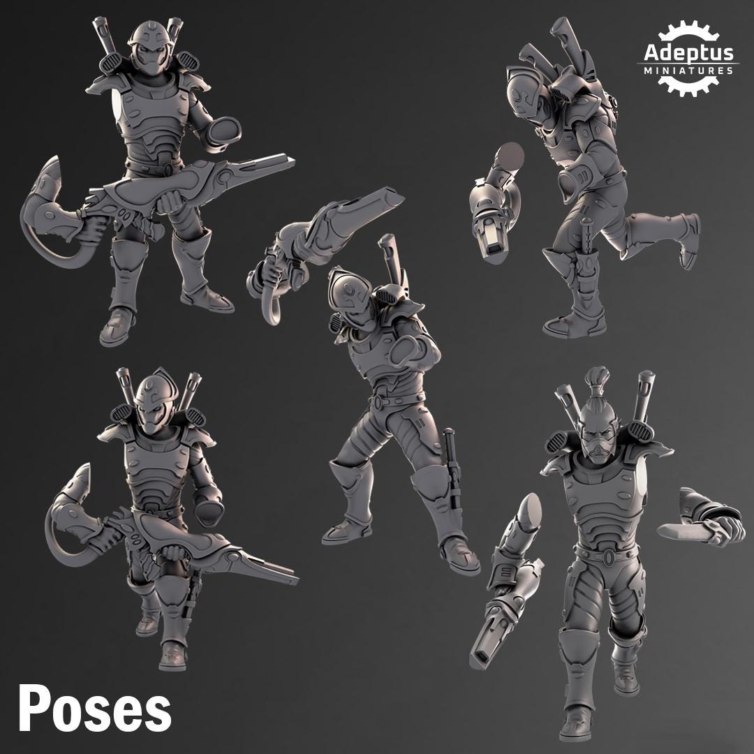 Adeptus Miniatures Starshades. Elarathi (Custom Order) - product image 3 of 3