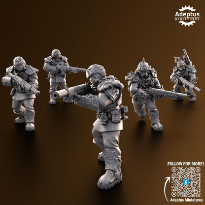 Adeptus Miniatures Sporeblight Regiment. Renegades and Heretics Infantry Squad (Custom Order) - product image 4 of 7