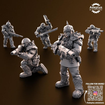 Adeptus Miniatures Sporeblight Regiment. Renegades and Heretics Infantry Squad (Custom Order) - product image 6 of 7