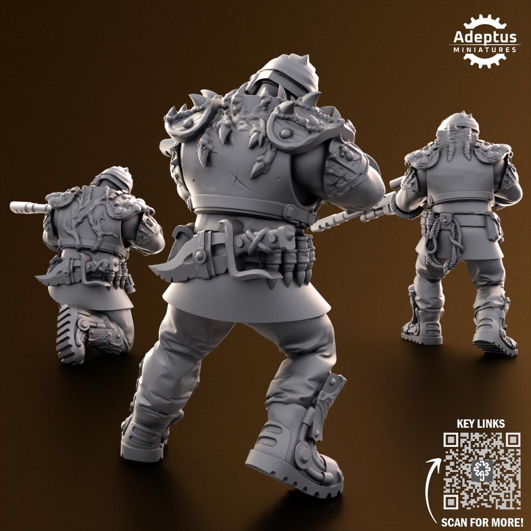 Adeptus Miniatures Sporeblight Regiment. Renegades and Heretics Snipers (Custom Order) - product image 2 of 5