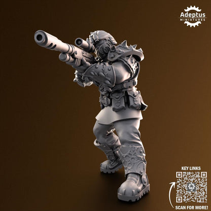 Adeptus Miniatures Sporeblight Regiment. Renegades and Heretics Snipers (Custom Order) - product image 3 of 5