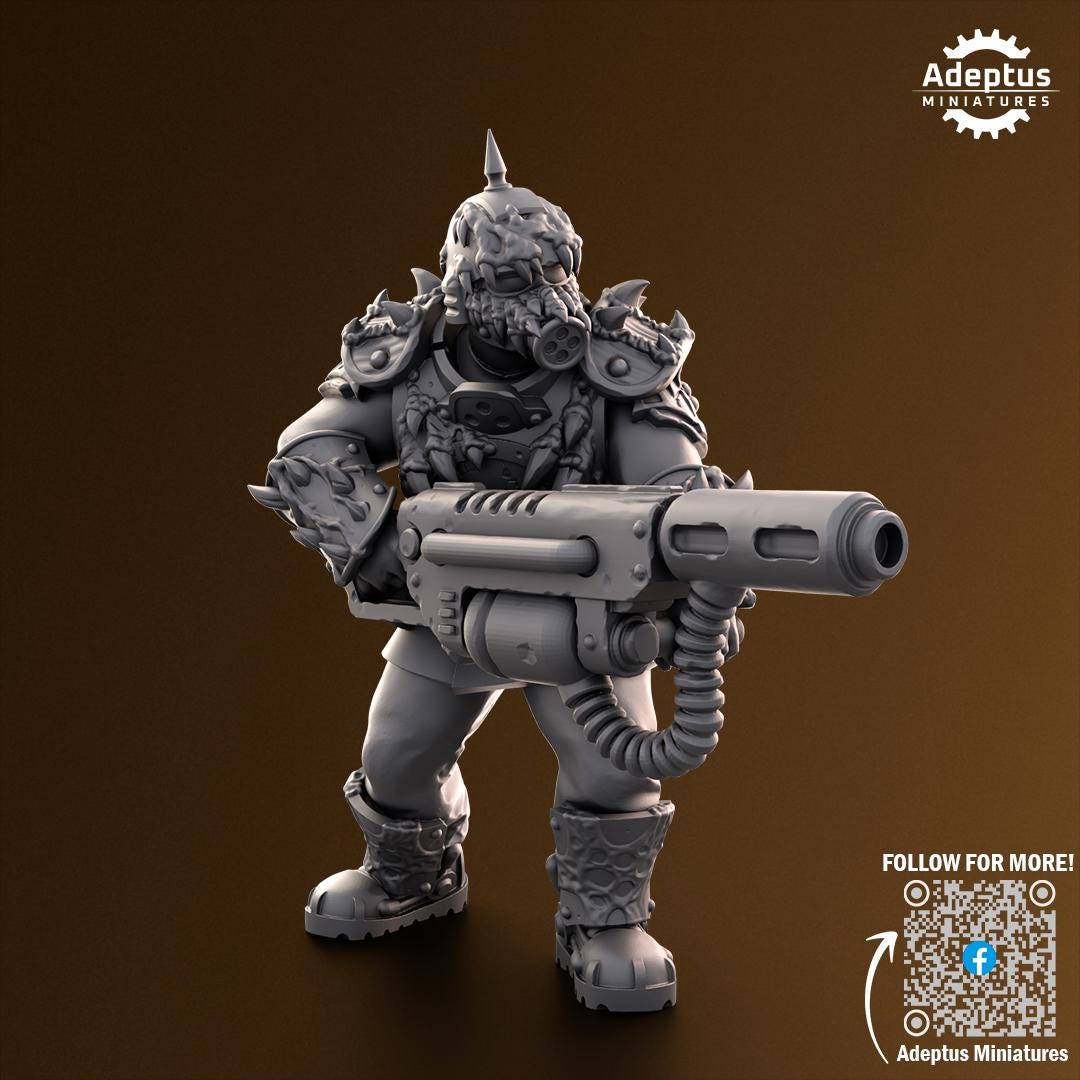 Adeptus Miniatures Sporeblight Regiment. Renegades and Heretics Special Weapons (Custom Order) - product image 3 of 5
