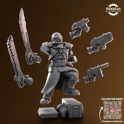 Adeptus Miniatures Sporeblight Regiment. Renegades and Heretics Command Squad (Custom Order) - product image 8 of 8