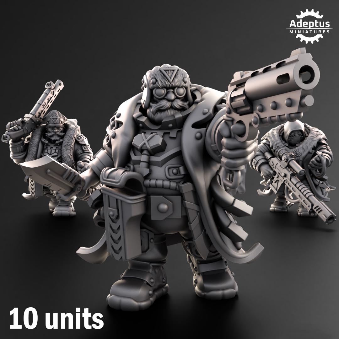 Adeptus Miniatures Kill Squad. Dwarves (Custom Order) - product image 1 of 3