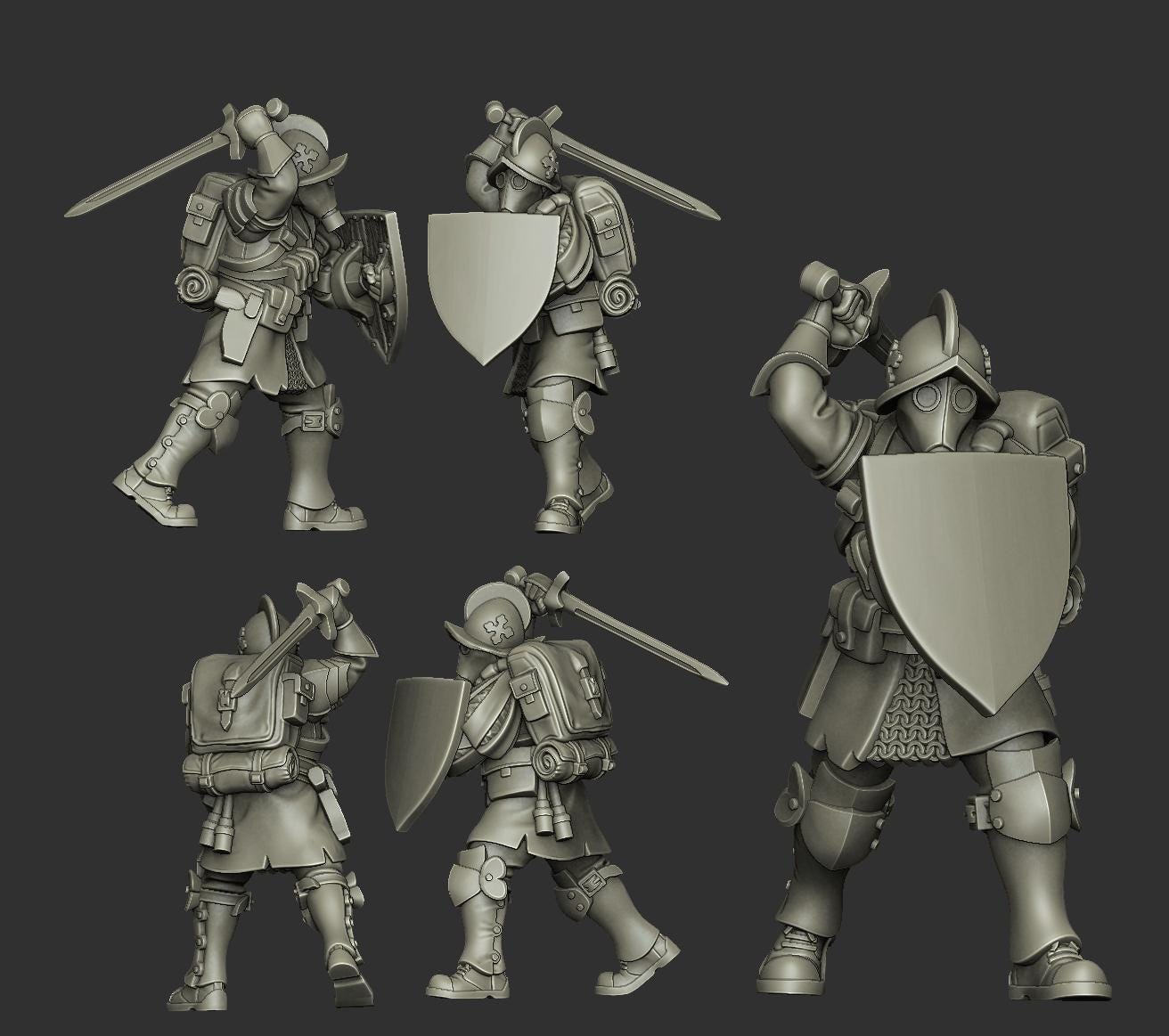 JK Remo Papal Melee Troop- Trench  Compatible (Custom Order) - product image 1 of 5