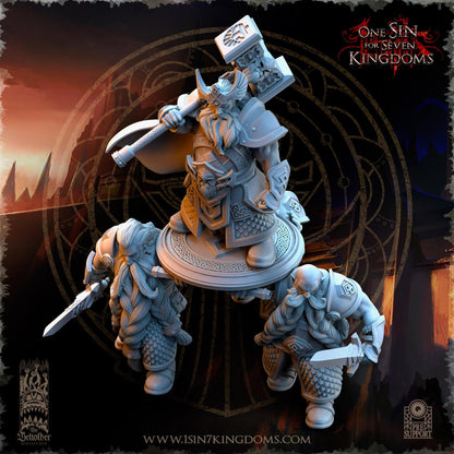 The Beholder Miniatures Throngrim, King of the Mountain Heart - Fantasy / D&D (Custom Order) - product image 7 of 8