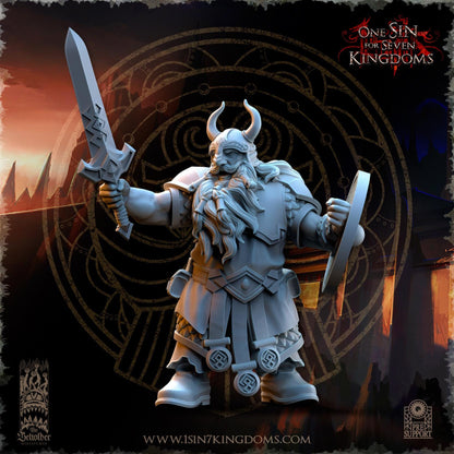 The Beholder Miniatures Dwarven Kingdoms Warriors - Fantasy / D&D (Custom Order) - product image 5 of 7