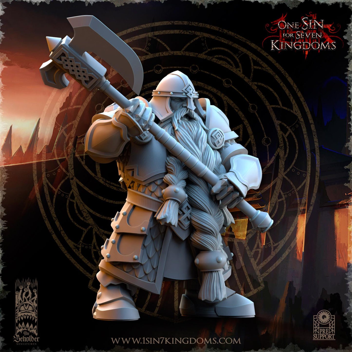 The Beholder Miniatures Dwarven Kingdoms Legion of the Ancient - Fantasy / D&D (Custom Order) - product image 2 of 8