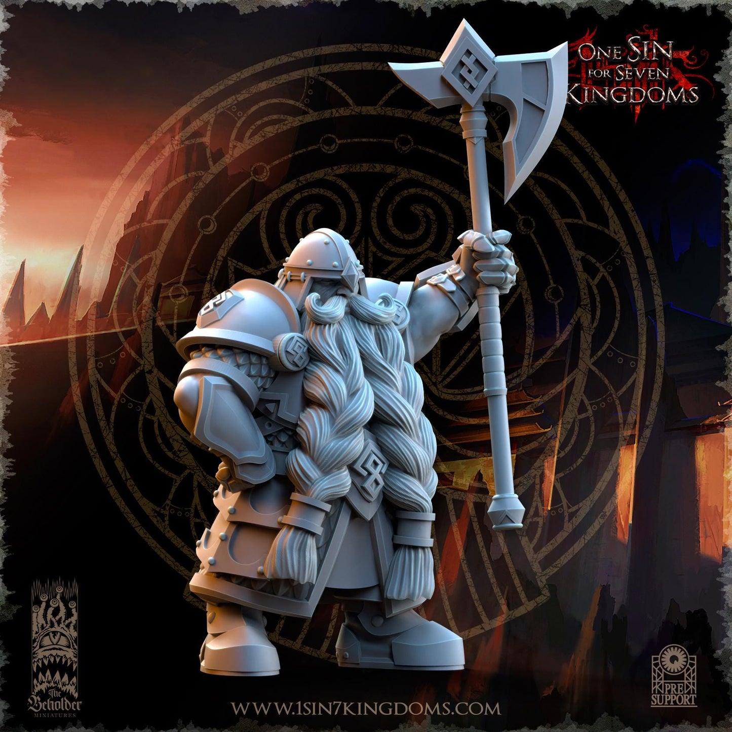 The Beholder Miniatures Dwarven Kingdoms Legion of the Ancient - Fantasy / D&D (Custom Order) - product image 3 of 8