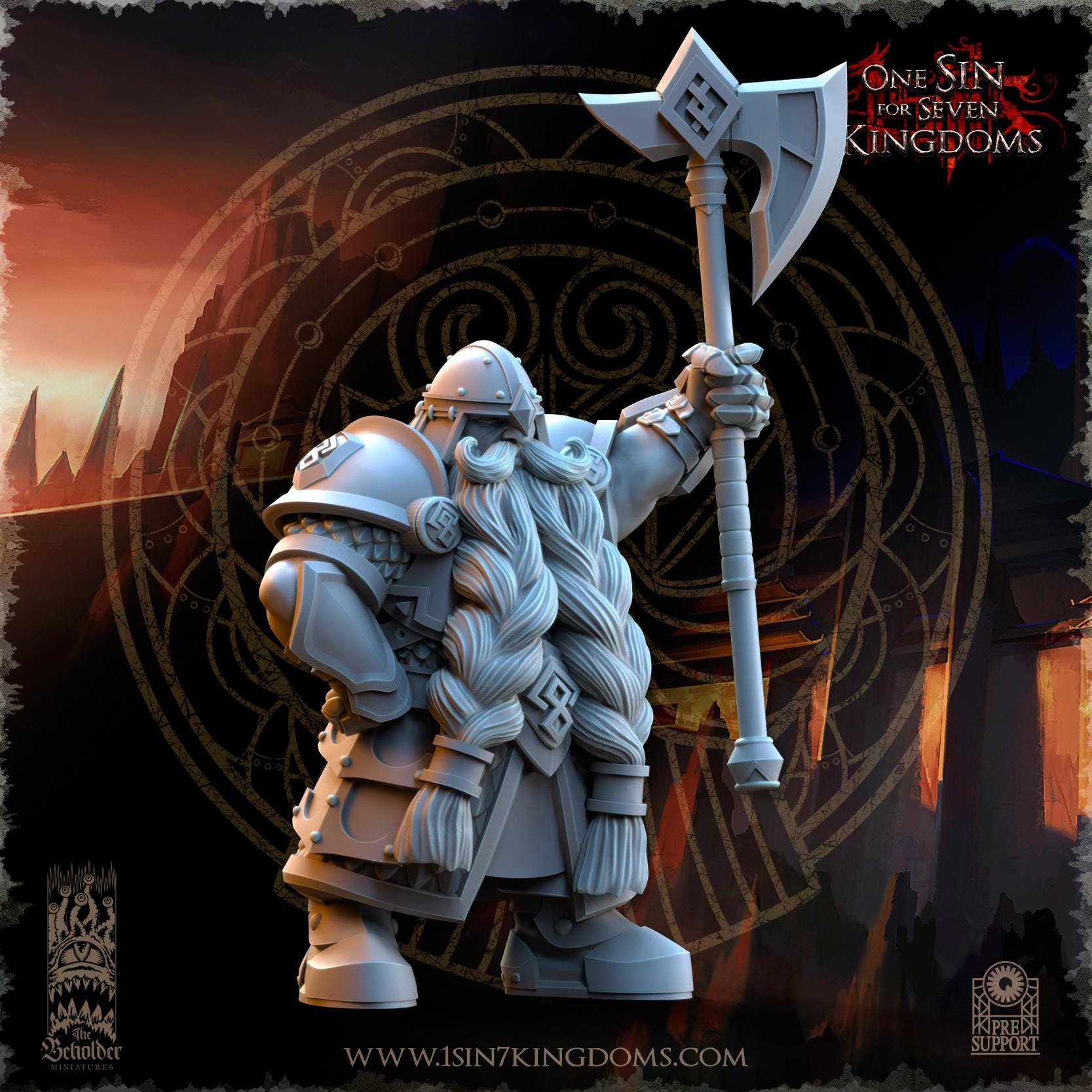 The Beholder Miniatures Dwarven Kingdoms Legion of the Ancient - Fantasy / D&D (Custom Order) - product image 3 of 8