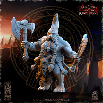 The Beholder Miniatures Tharin Fyrebeard - Fantasy / D&D (Custom Order) - product image 6 of 10