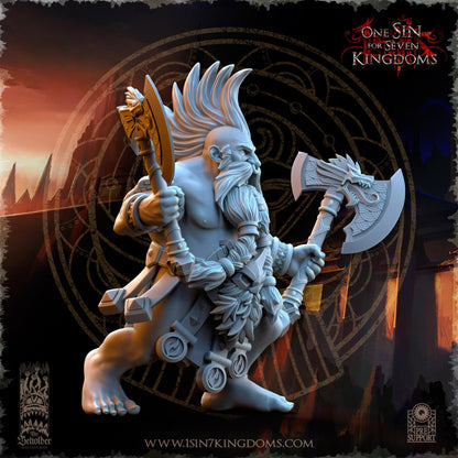 The Beholder Miniatures Tharin Fyrebeard - Fantasy / D&D (Custom Order) - product image 3 of 10