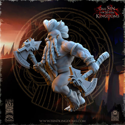 The Beholder Miniatures Dwarven Kingdoms Slayers of Molten Core - Fantasy / D&D (Custom Order) - product image 6 of 8