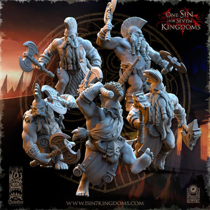 The Beholder Miniatures Dwarven Kingdoms Slayers of Molten Core - Fantasy / D&D (Custom Order) - product image 1 of 8