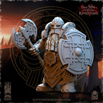 The Beholder Miniatures Dwarven Kingdoms Ironheads Warriors - Fantasy / D&D (Custom Order) - product image 2 of 7