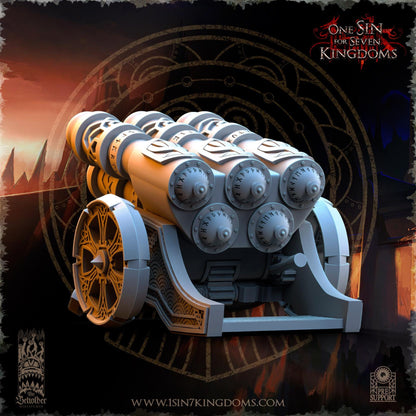 The Beholder Miniatures Dwarven Kingdoms Volcano Battery - Fantasy / D&D (Custom Order) - product image 4 of 10