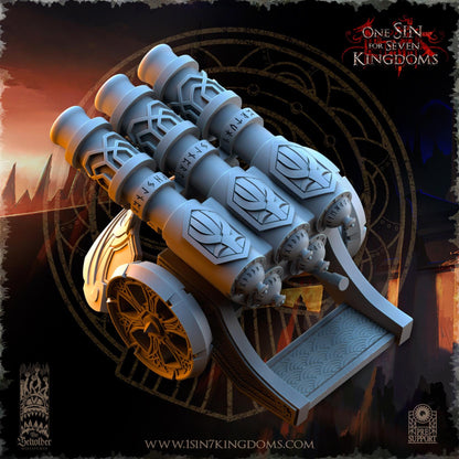 The Beholder Miniatures Dwarven Kingdoms Volcano Battery - Fantasy / D&D (Custom Order) - product image 7 of 10