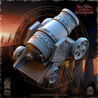 The Beholder Miniatures Dwarven Kingdoms Thunder Cannon - Fantasy / D&D (Custom Order) - product image 7 of 11