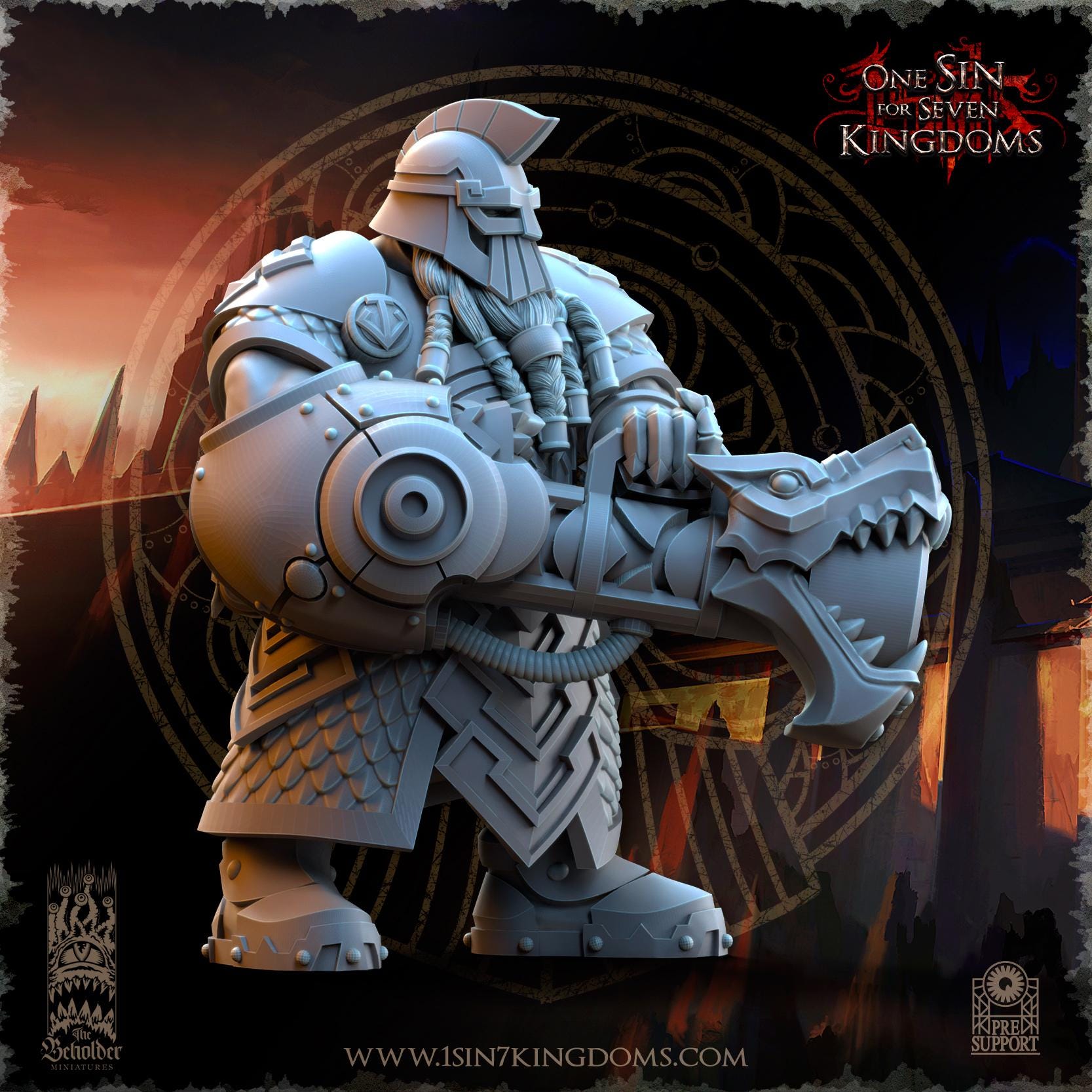 The Beholder Miniatures Dwarven Kingdoms Snapdragons - Fantasy / D&D (Custom Order) - product image 2 of 6
