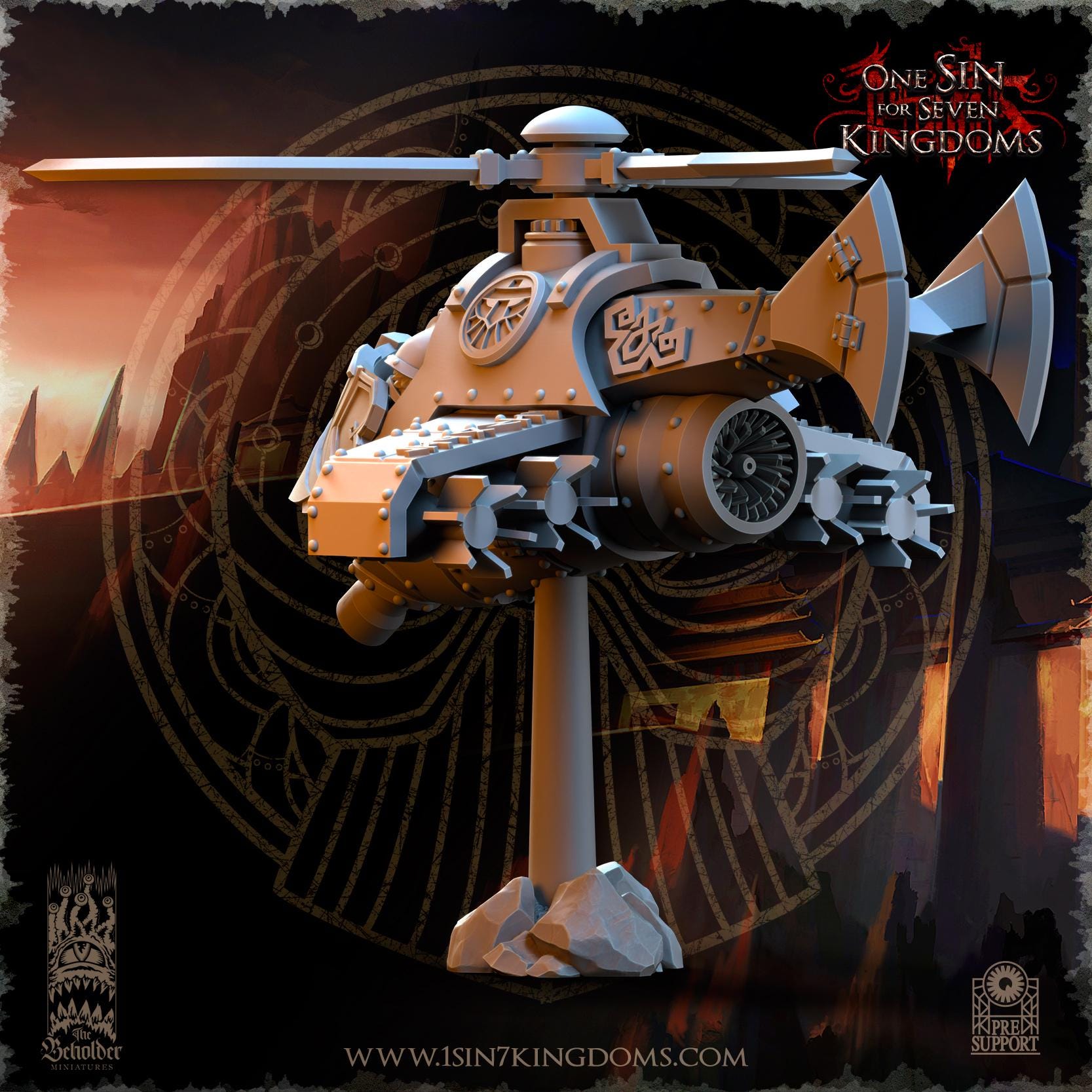 The Beholder Miniatures Dwarven Kingdoms Grievance Redeemer - Fantasy / D&D (Custom Order) - product image 3 of 6
