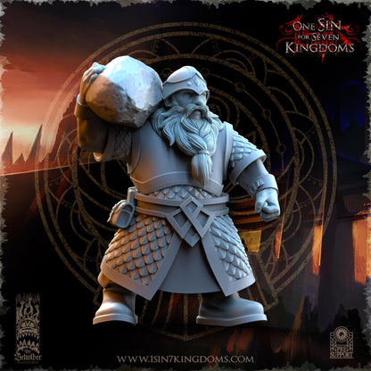 The Beholder Miniatures Dwarven Kingdoms Catapult - Fantasy / D&D (Custom Order) - product image 7 of 7