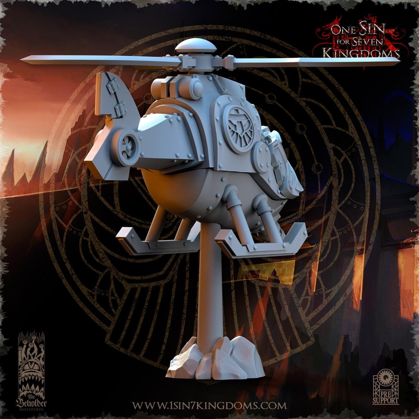 The Beholder Miniatures Dwarven Kingdoms Sky Thunder - Fantasy / D&D (Custom Order) - product image 3 of 4