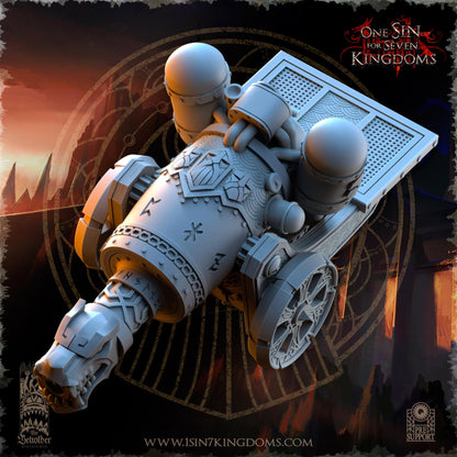 The Beholder Miniatures Dwarven Kingdoms Flamebreath Cannon - Fantasy / D&D (Custom Order) - product image 4 of 7